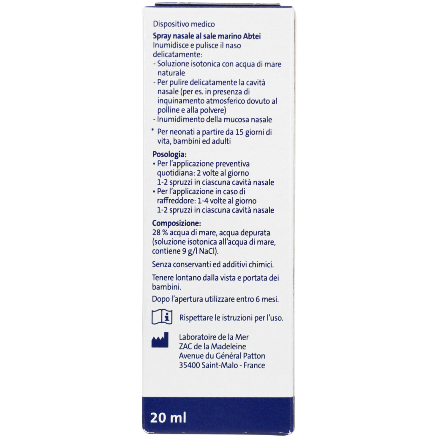Abtei Meersalz Nasen Spray