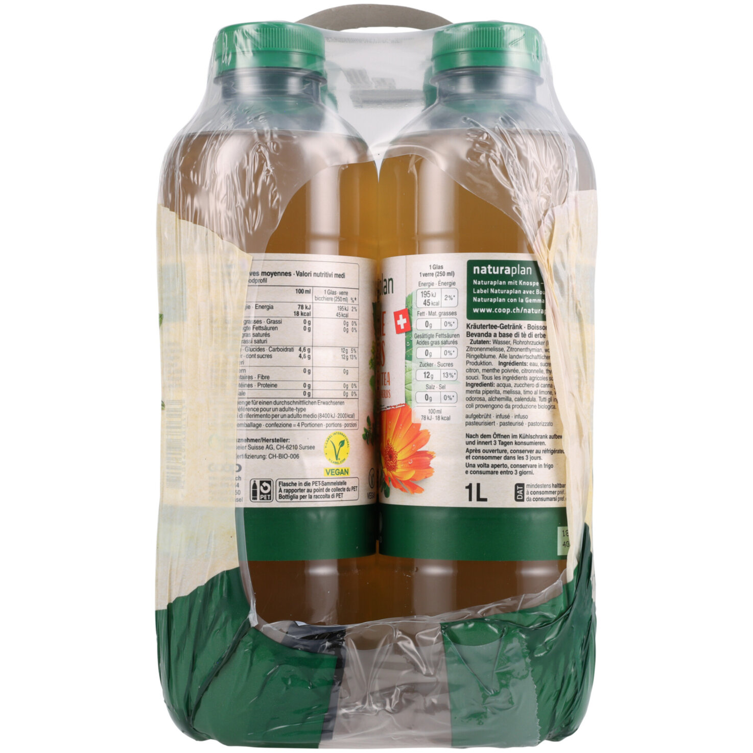 Naturaplan Organic Alpine Herbs Ice Tea 6x1l