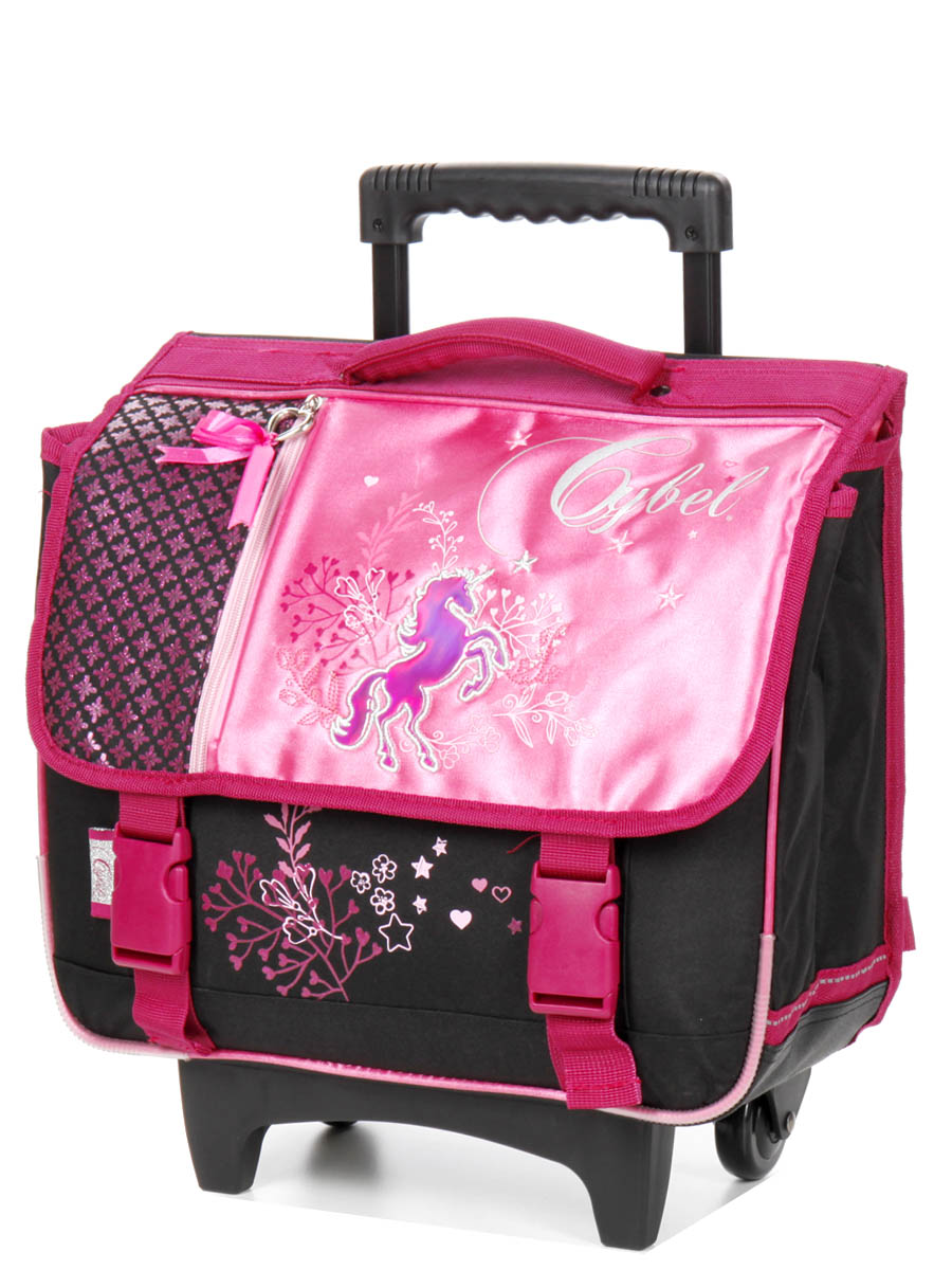 Cartable À roulettes Cybel Rose 38 cm