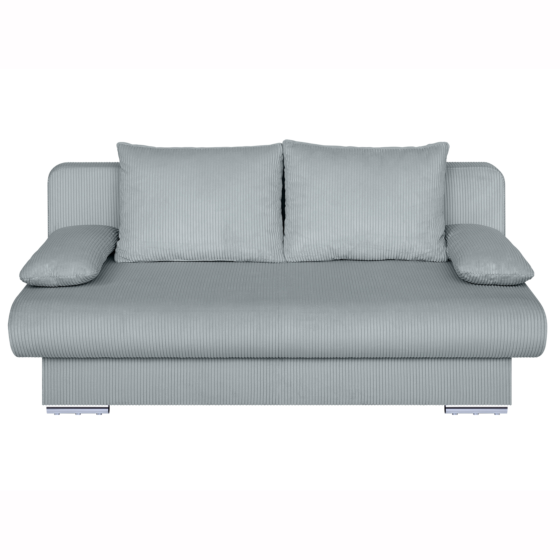 Schlafsofa - mint - inklusive Kissen - Cordbezug