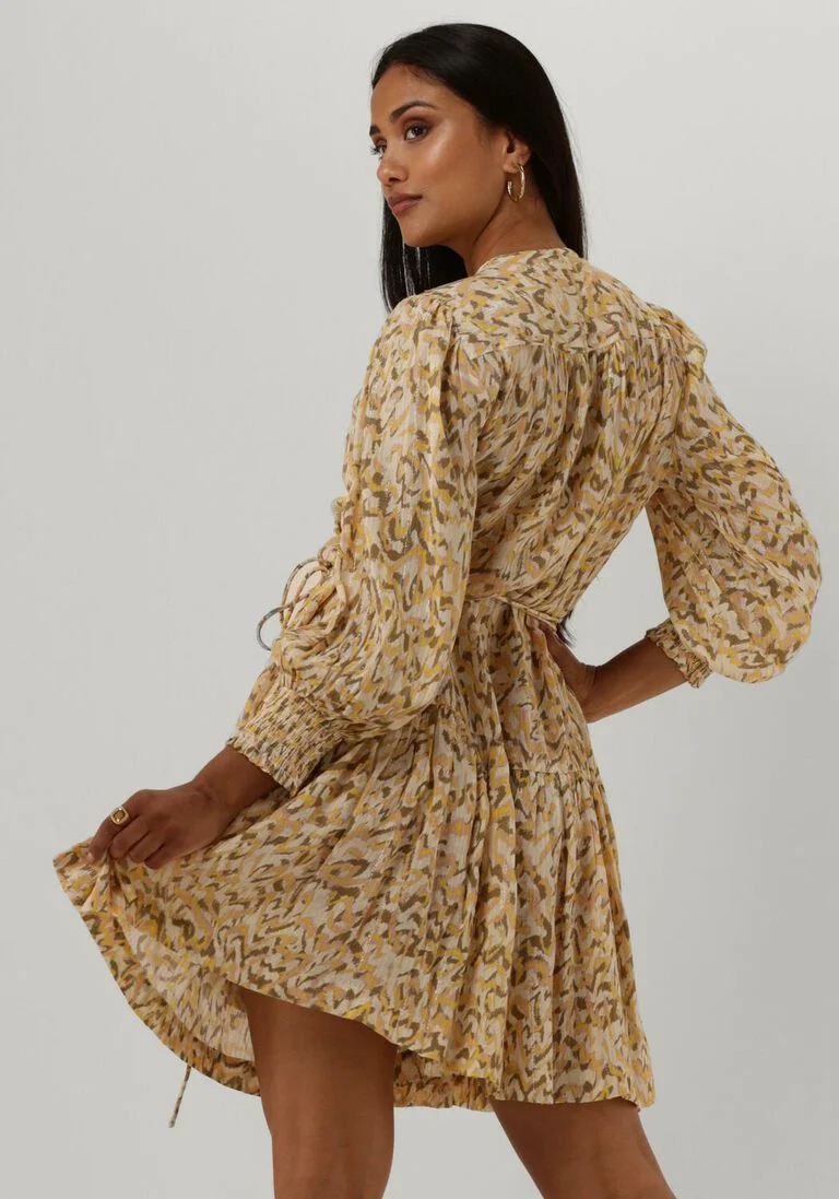 BRUUNS BAZAAR olijf bruuns bazaar mini jurk hassel naimas dress