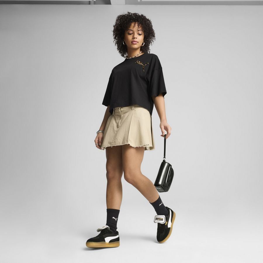 Puma LEO LUXE Oversized Kurzes T-Shirt