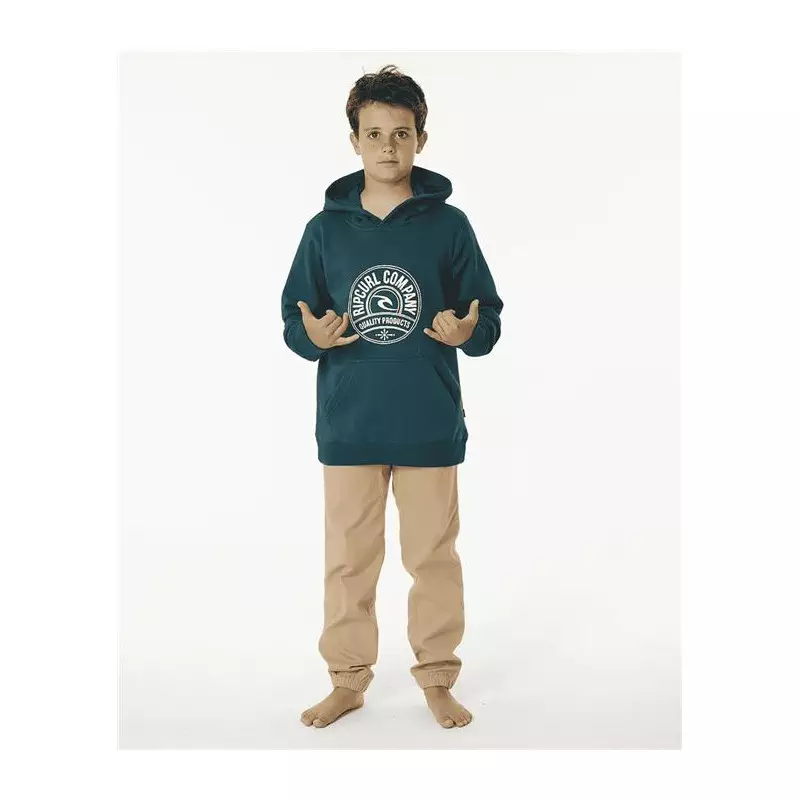 Sweat junior RIPCURL Stapler Hood - Boy Blue Green 12