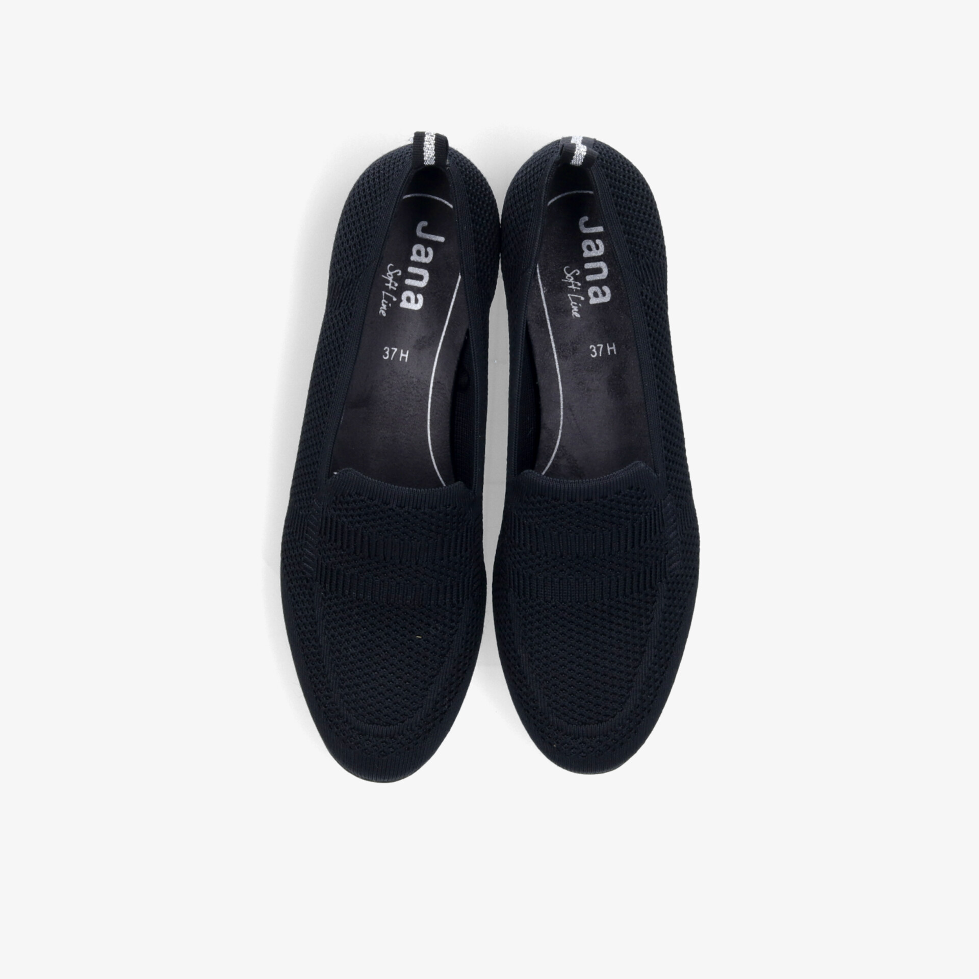 Jana Damen Halbschuhe schwarz