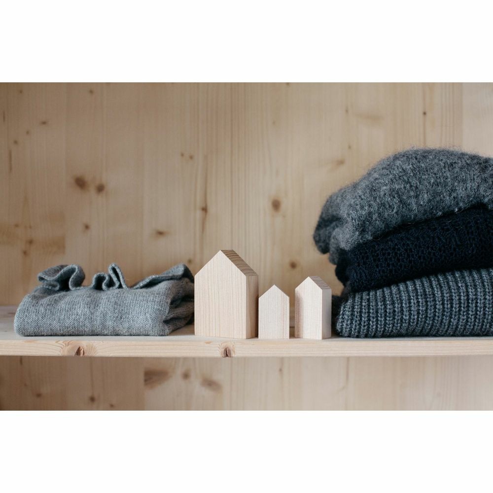 Maisons en bois de cèdre anti mites (lot de 3)