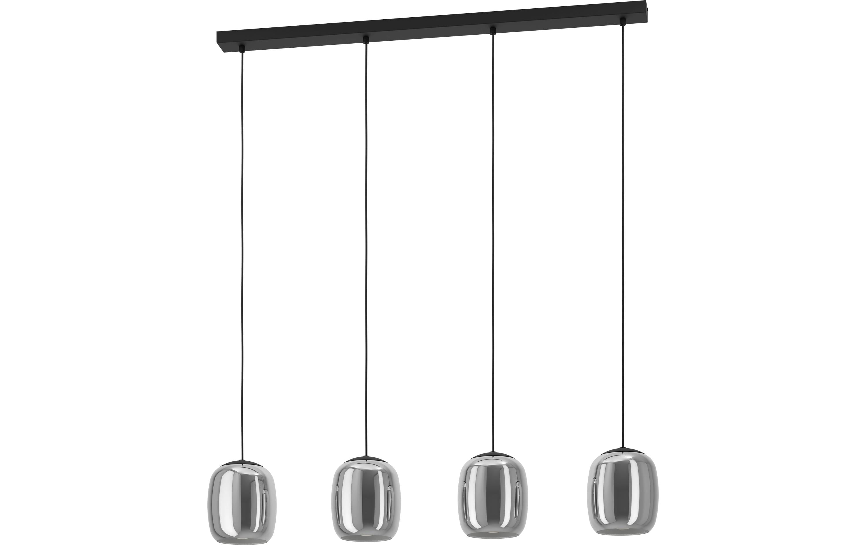 Pendelleuchte CIAMPINO schwarz exkl. E27 4x28W<br>Hängeleuchte
