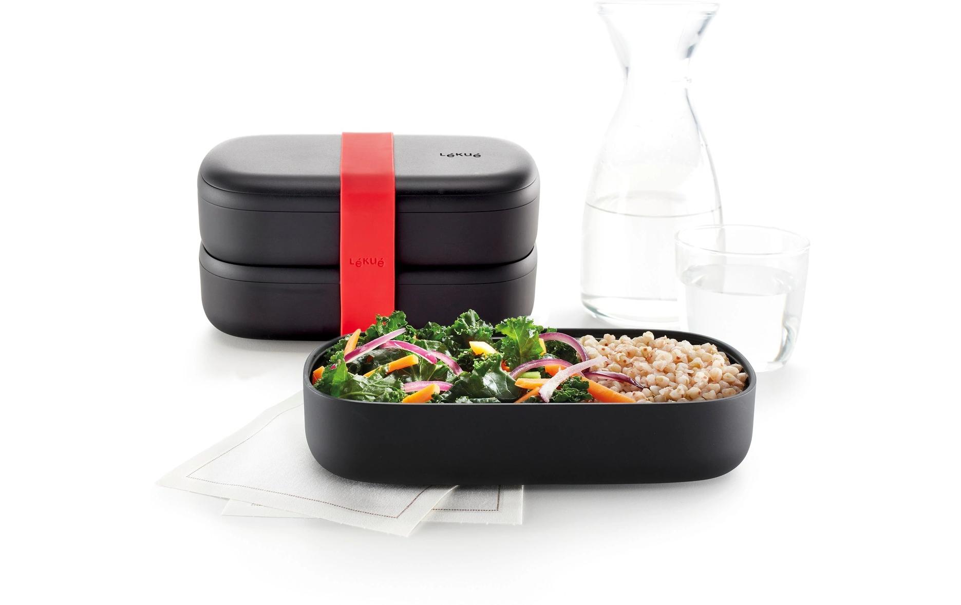 Lunchbox To Go 1 Liter, SchwarzLunchBox zum Mitnehmen