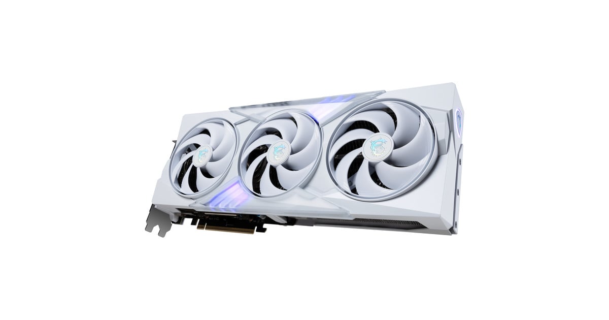 MSIGeForce RTX 5070 Ti GAMING TRIO OC WHITE grafische kaart  (Wit, 3x DisplayPort, 1x HDMI 2.1, DLSS 4)