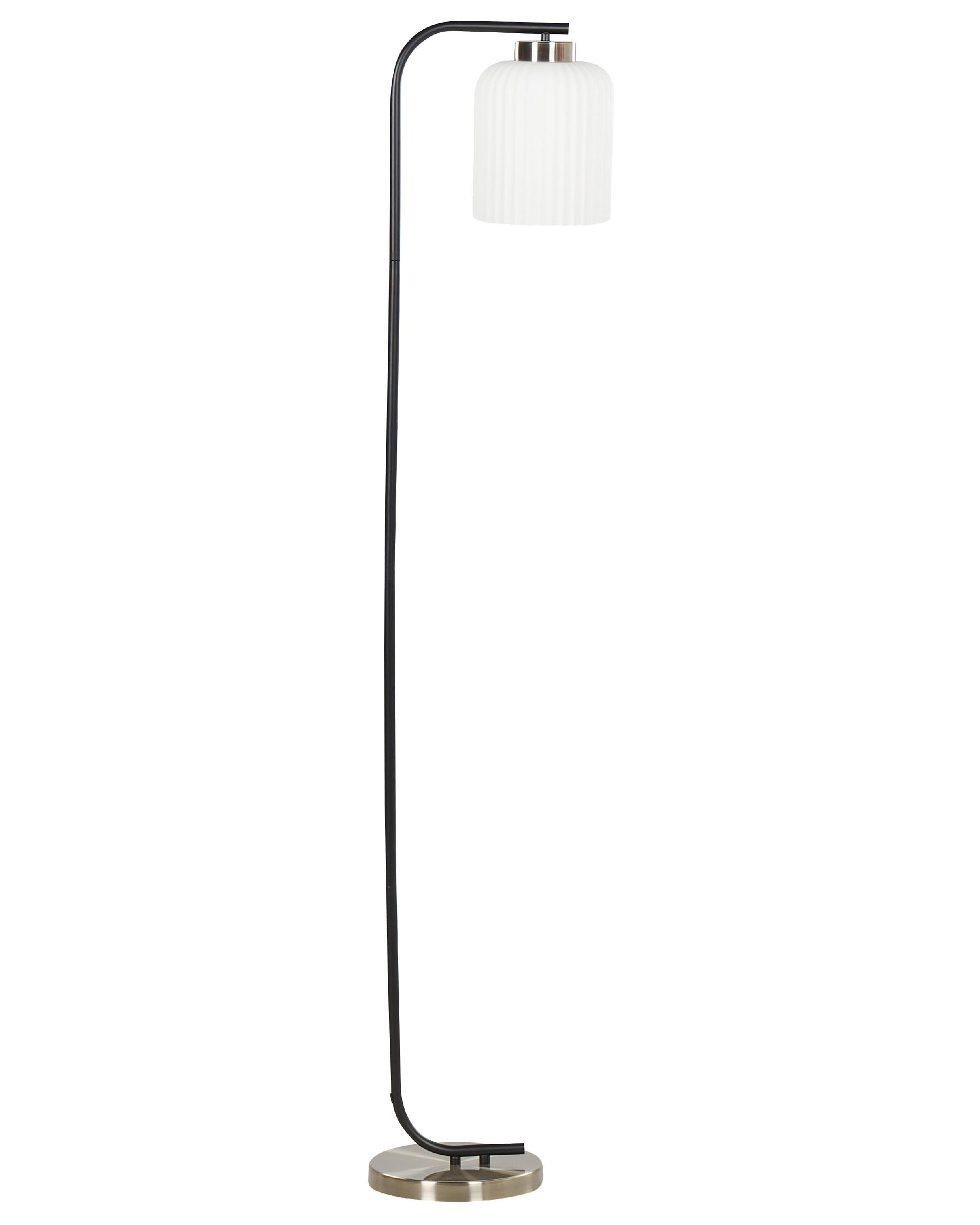 Staande lamp CAUDELO Metaal Zwart/wit