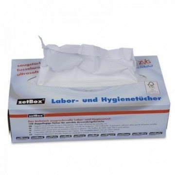 ZETBOX Labor- und Hygienetuch 21x22cm 150 Blatt 1 Stk