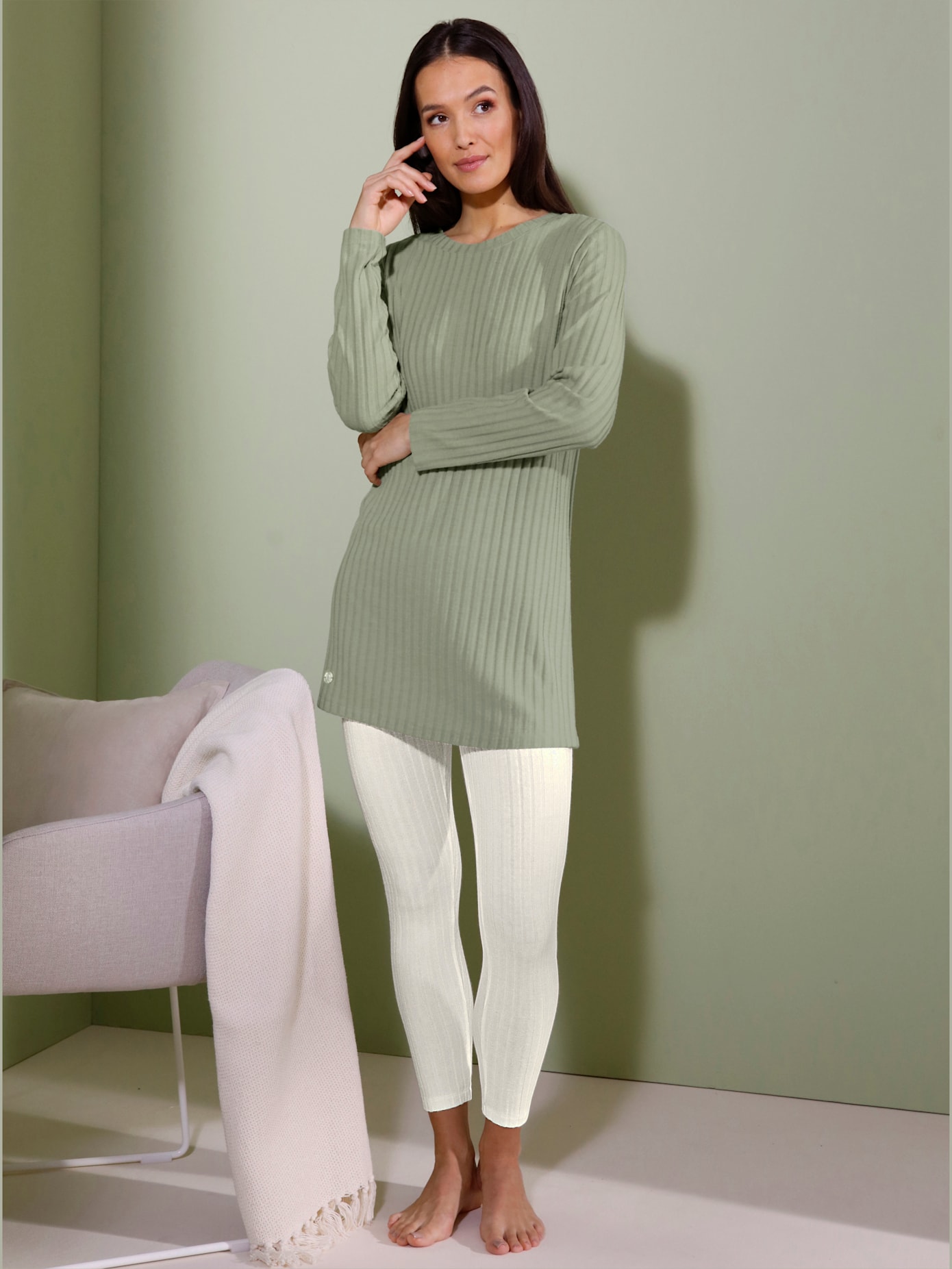 T-shirt long en modal ultra-doux