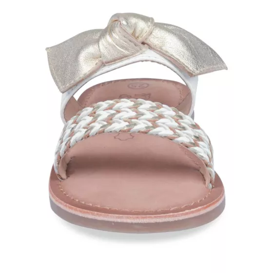 Sandales BLANC NINI & GIRLS CUIR