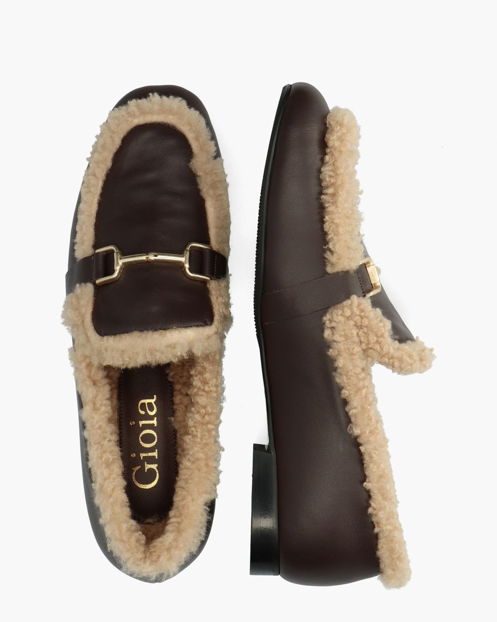 Gioia Loki Donkerbruin Damesloafers