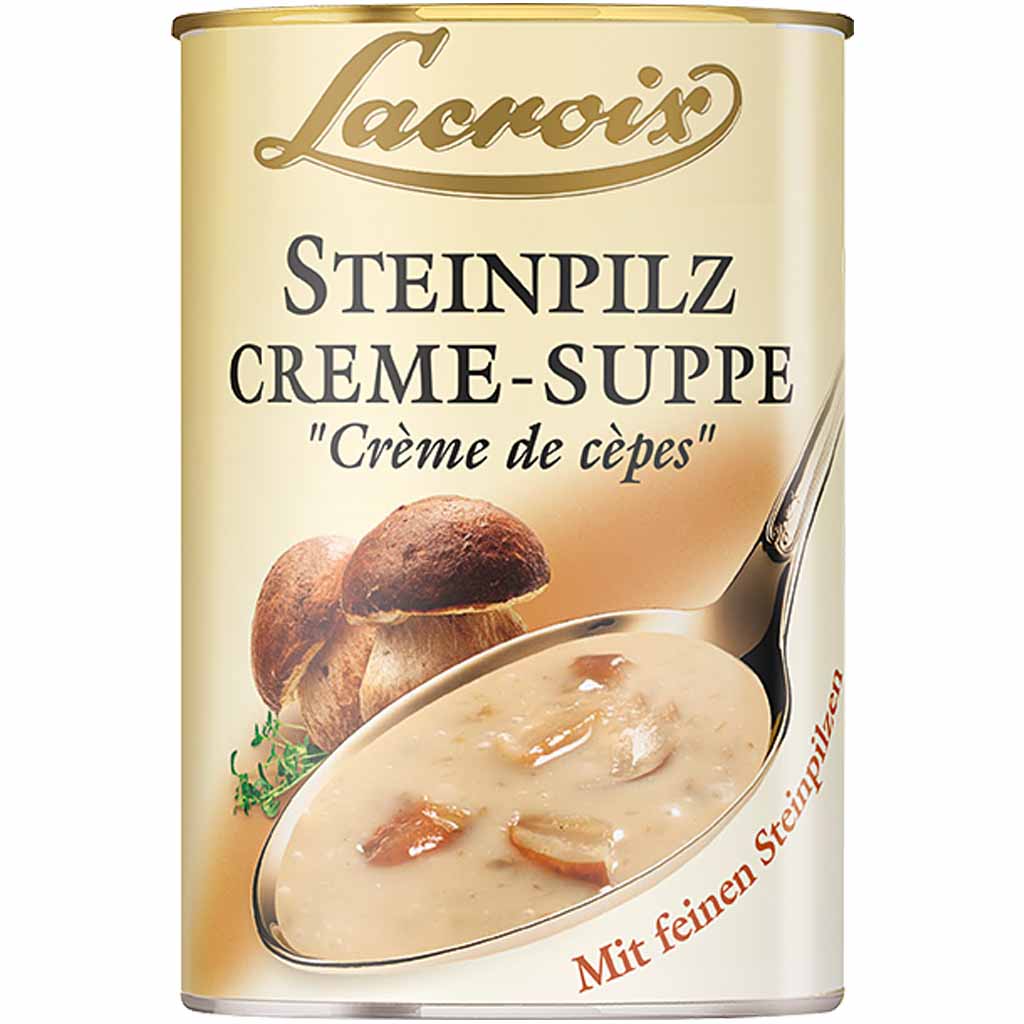 Lacroix Suppe Steinpilz Creme Suppe 400ml MHD:24.9.27