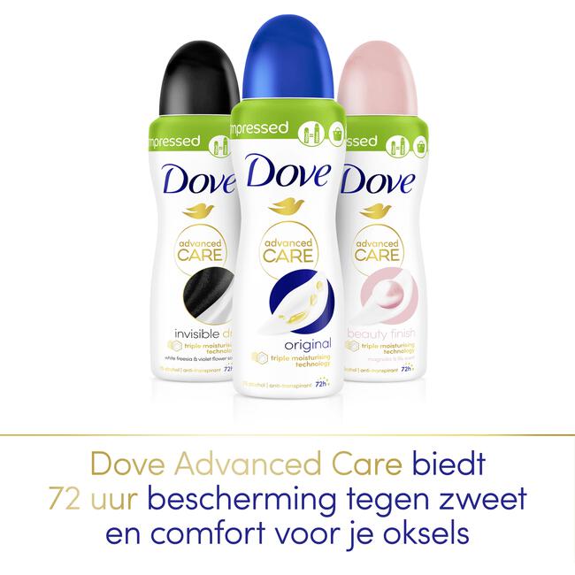 Dove Original Compressed Deodorant Spray 100 ML