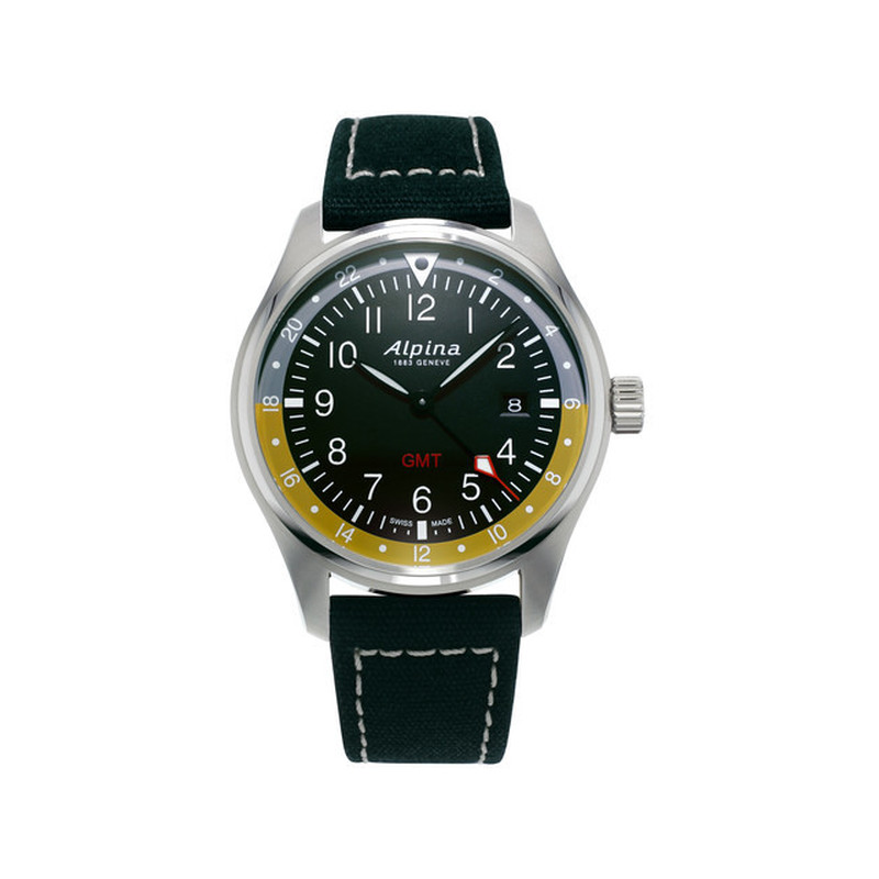 Montre Alpina homme acier nylon