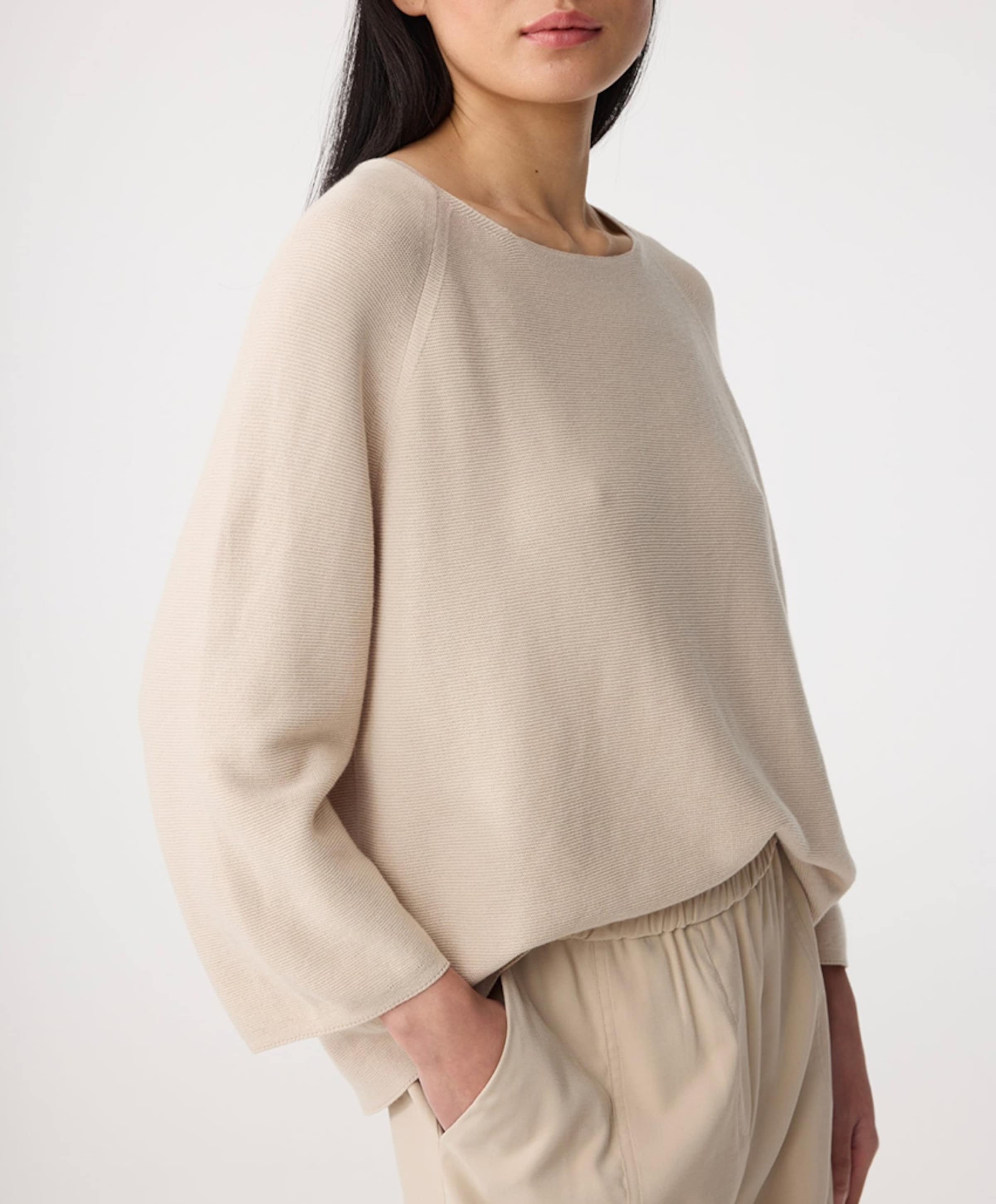 Knit-ted Dames trui beige