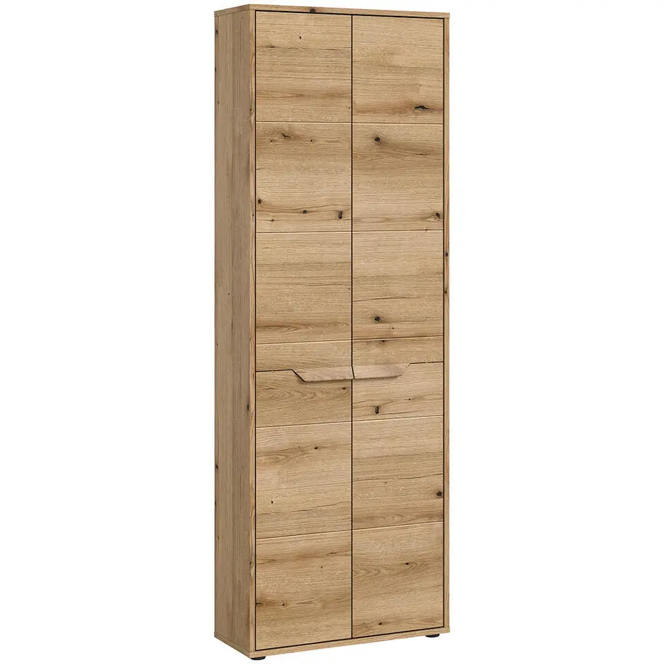 Hioshop Zeno kolomkast 2 deuren eiken decor