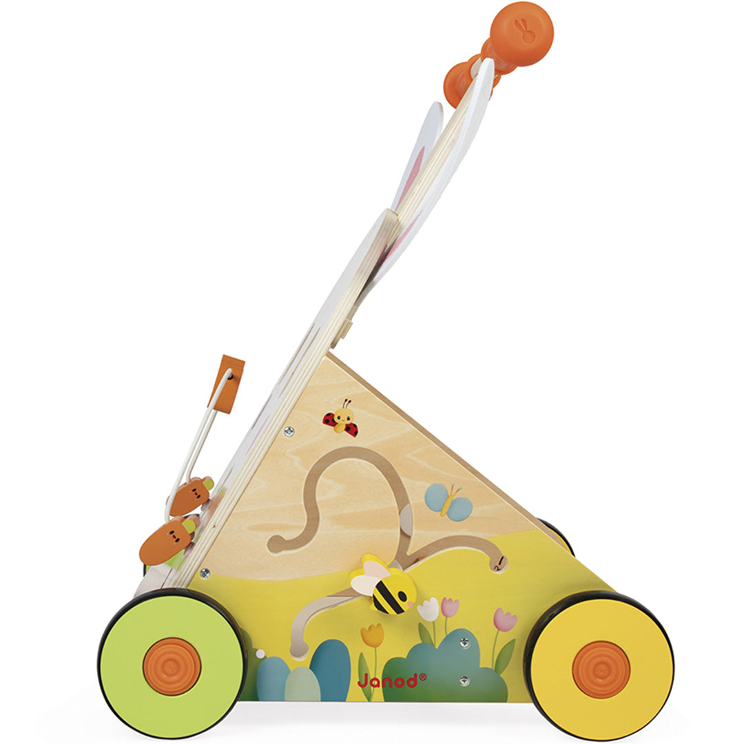 Janod activiteiten loopwagen konijn