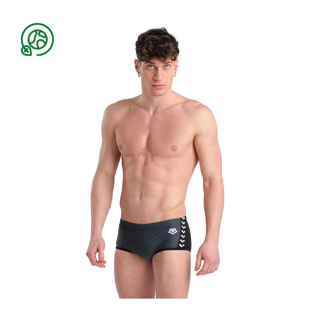 Arena ICONS - Boxer de bain Homme asphalt/black