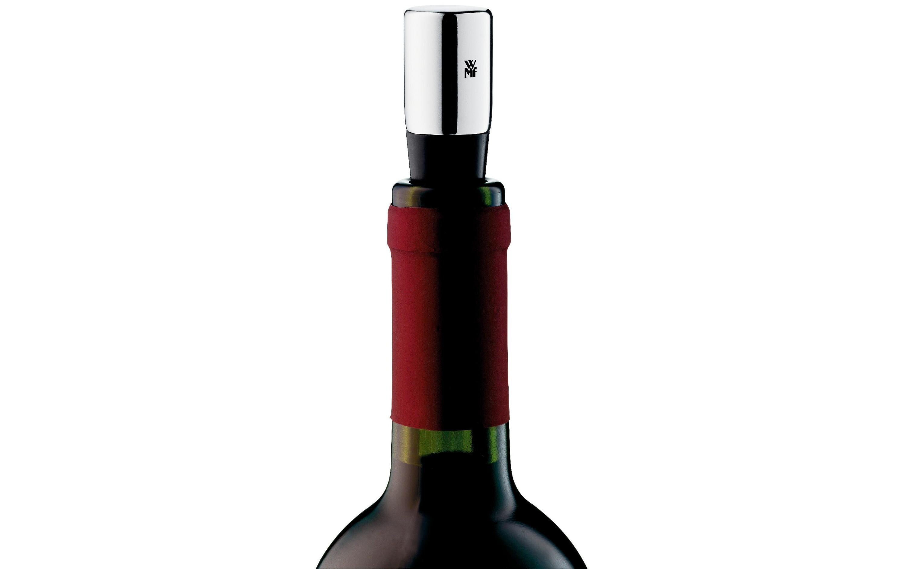 Weinflaschenverschluss Vino Schwarz/SilberAccessoire für Weinliebhaber