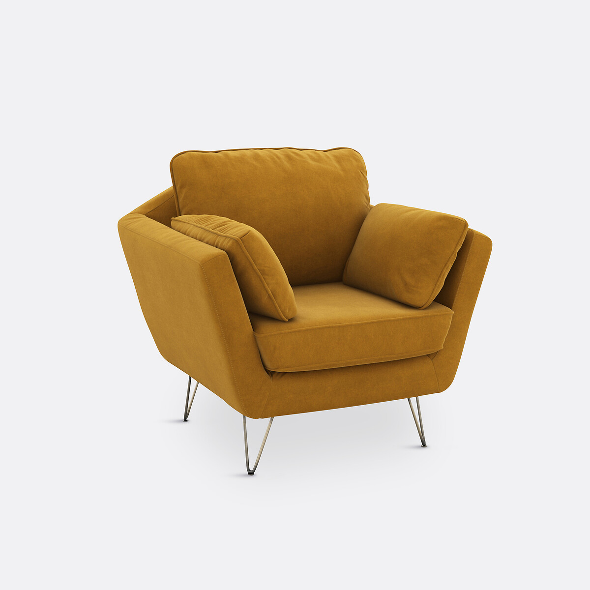 LA REDOUTE INTERIEURS<br>Poltrona Topim Fluweel