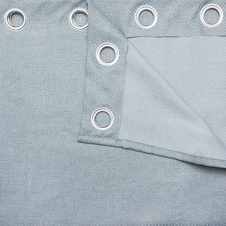 Rideau GoodHome Kosti vert de gris l.140 x H.260 cm