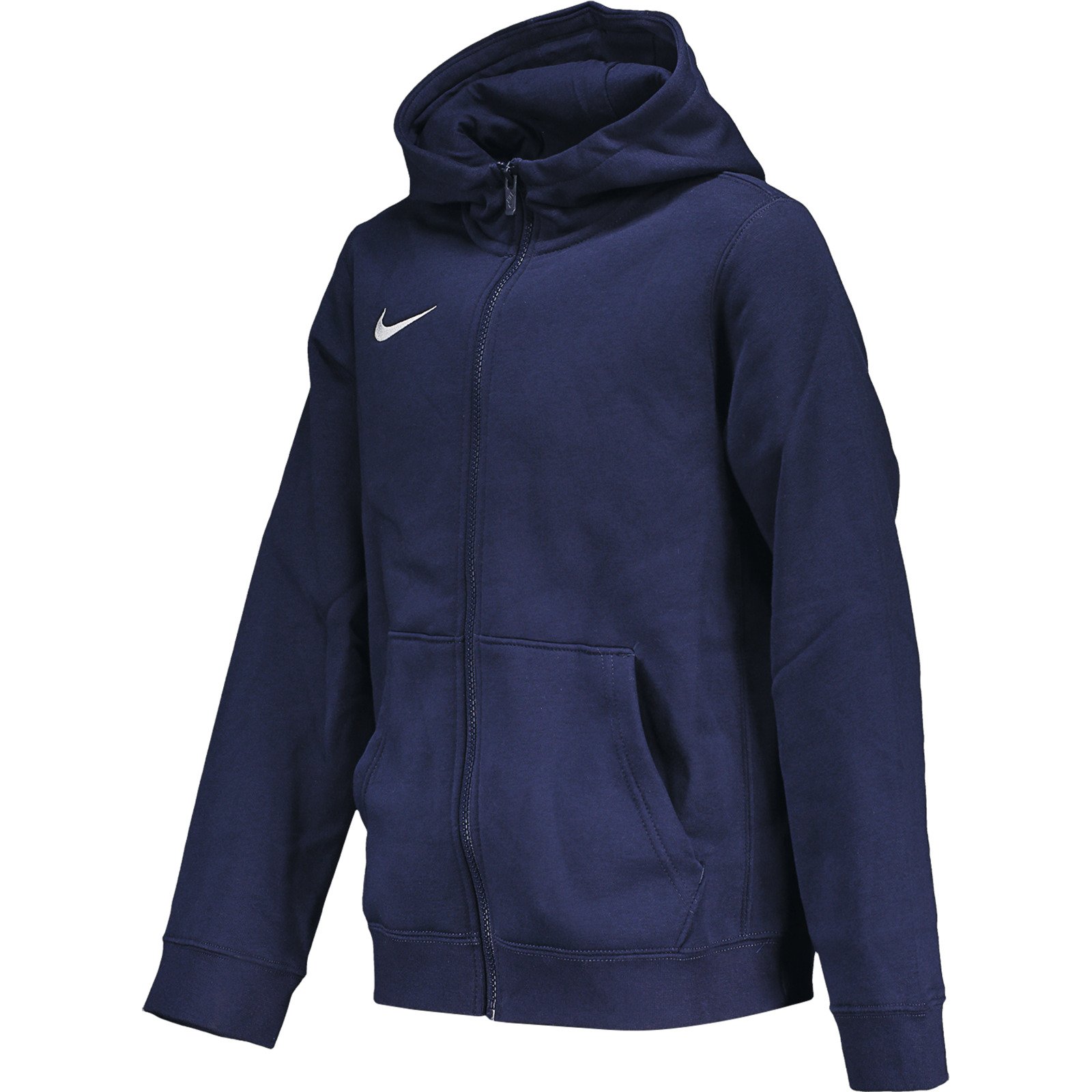 Nike Kinder Hoodie Team Club 20 FZ S, schwarz