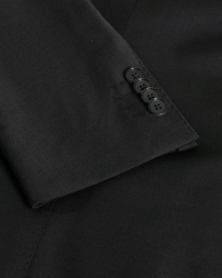 Oscar Jacobson Edmund Wool Stretch Suit Black 44/46