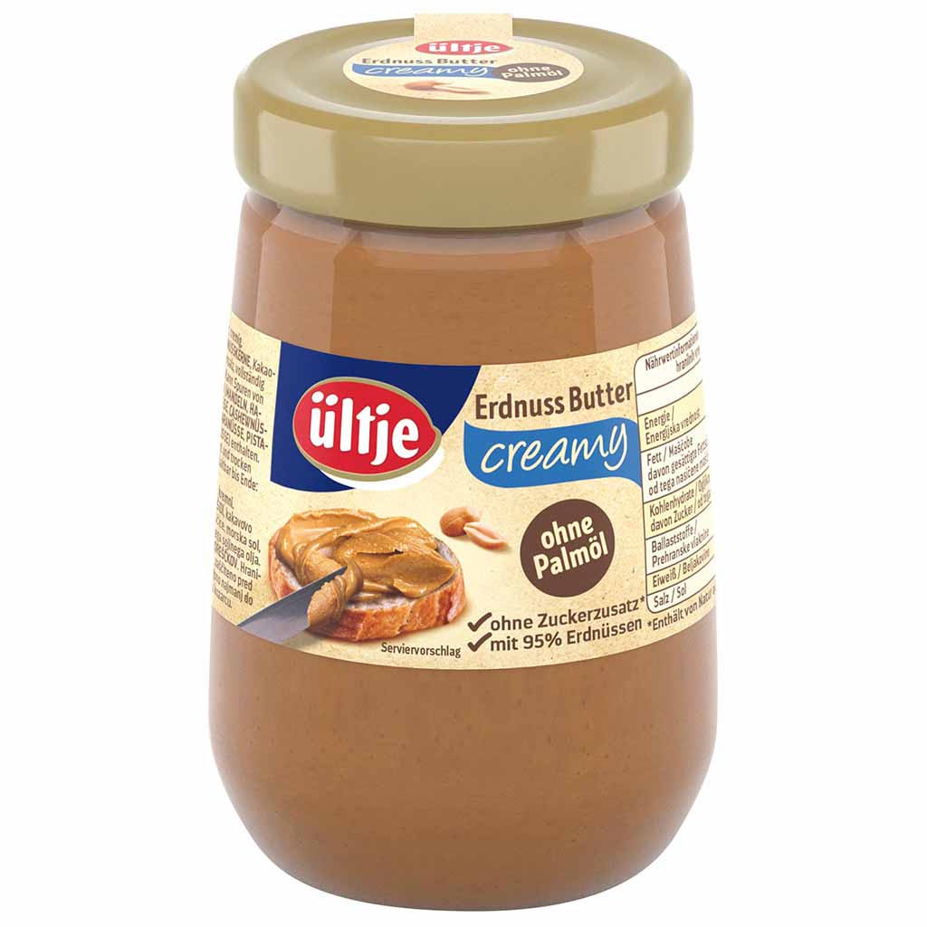 ültje Erdnuss Butter creamy 340g MHD:30.10.25