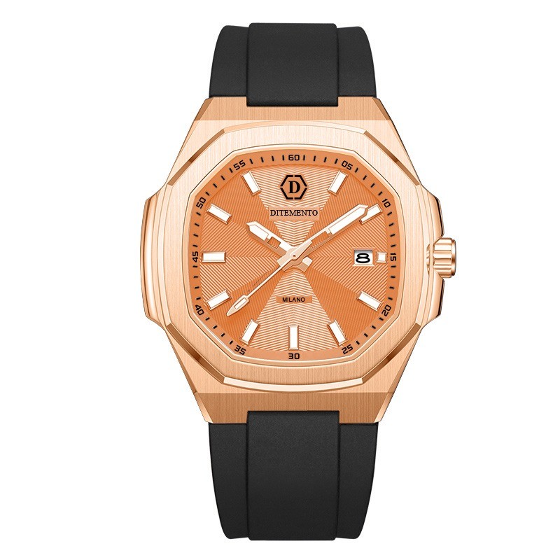 Ditemento Cercario Lazio Horloge Heren Rosé Goud