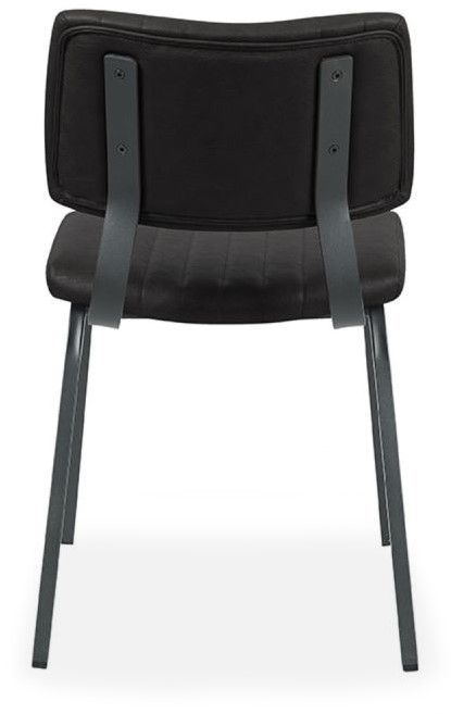 Eetkamerstoel Zwart HU-77.041 Gusto B46 x D56 x H79 cm