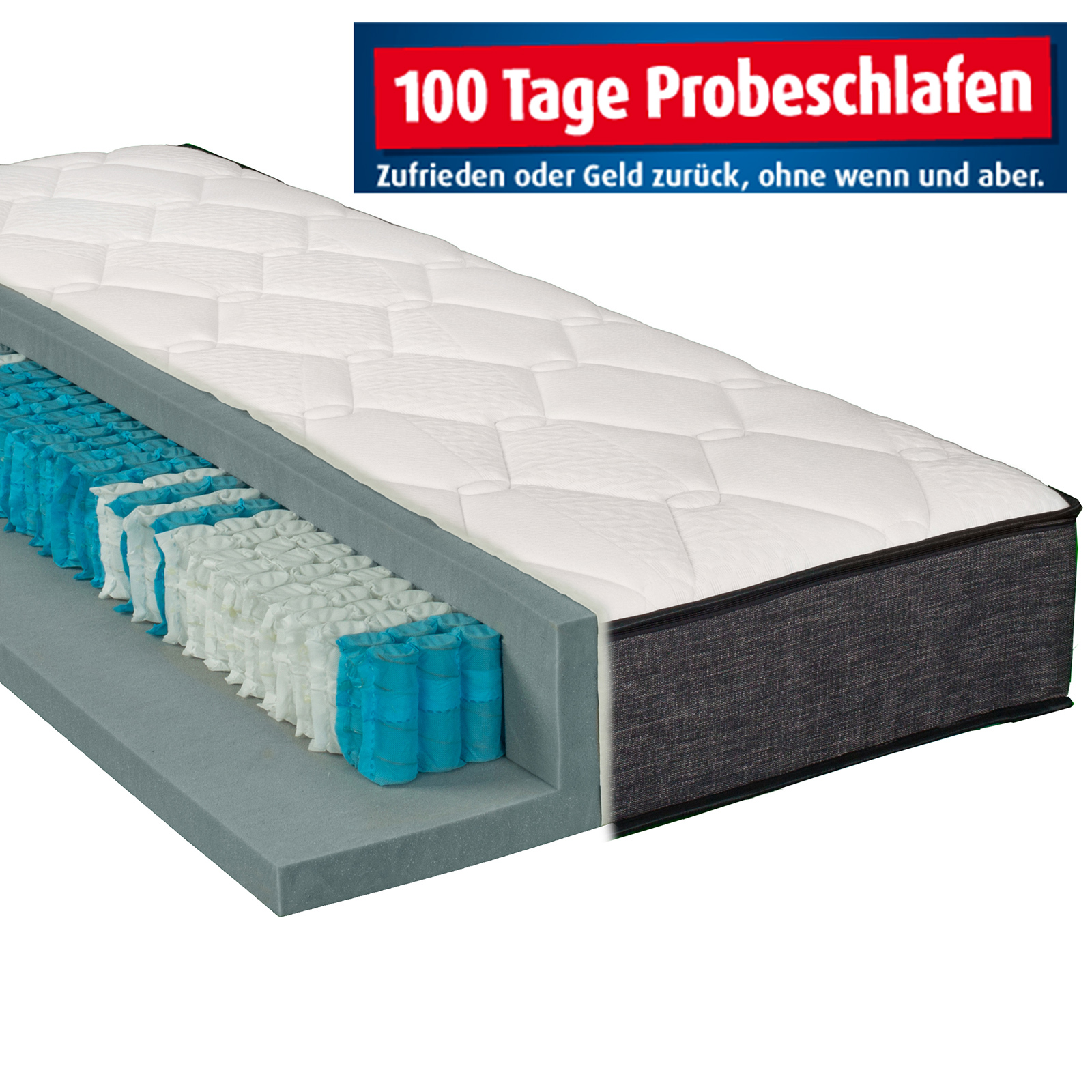 Taschenfederkernmatratze ACCORD 1000 LIFE - H3 - 90x190 cm