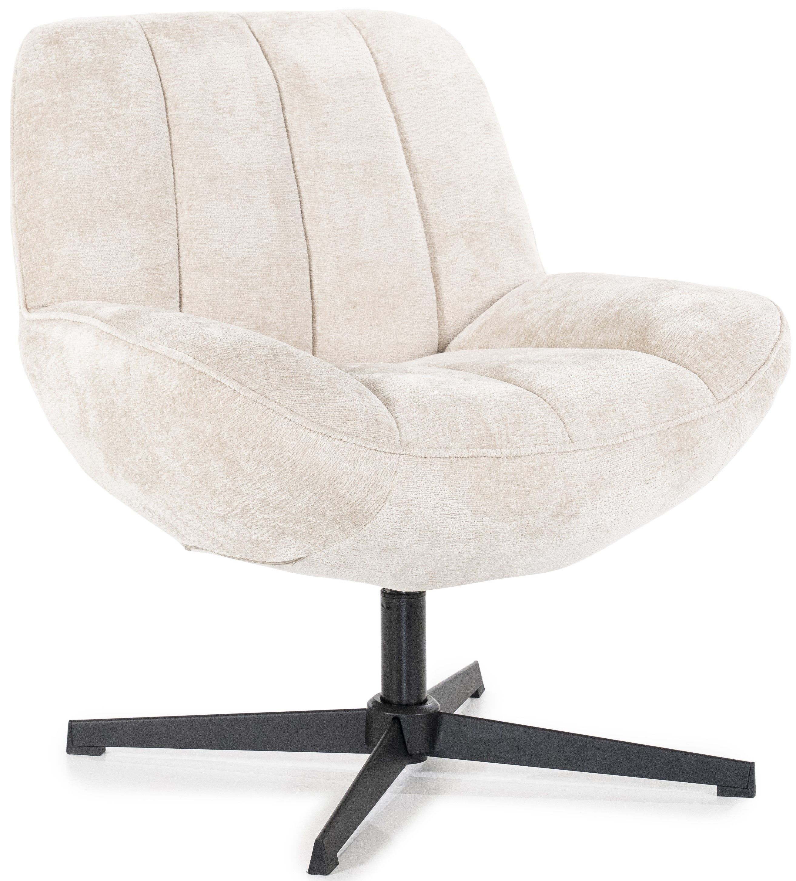 Draaifauteuil - beige | 230313 Derby B75 x D72 x H80 cm