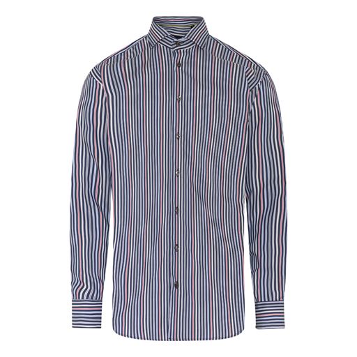 Bosweel Stribet Skjorte, Navy, 46