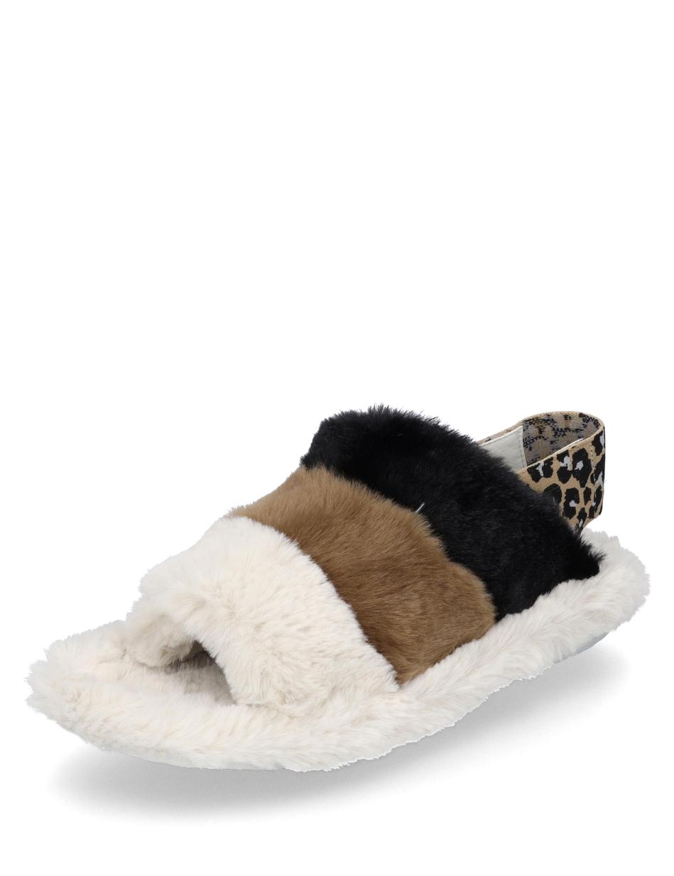 Hausschuh Lille 104, beige-multi