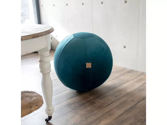 Jumbo Bag Balle de gym gonflable - bleu paon - 14500v-34