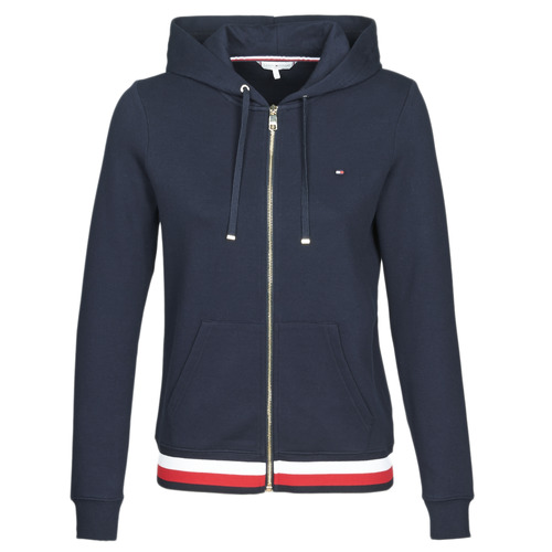 Tommy Hilfiger - HERITAGE ZIP THROUGH HOODIE - Marine