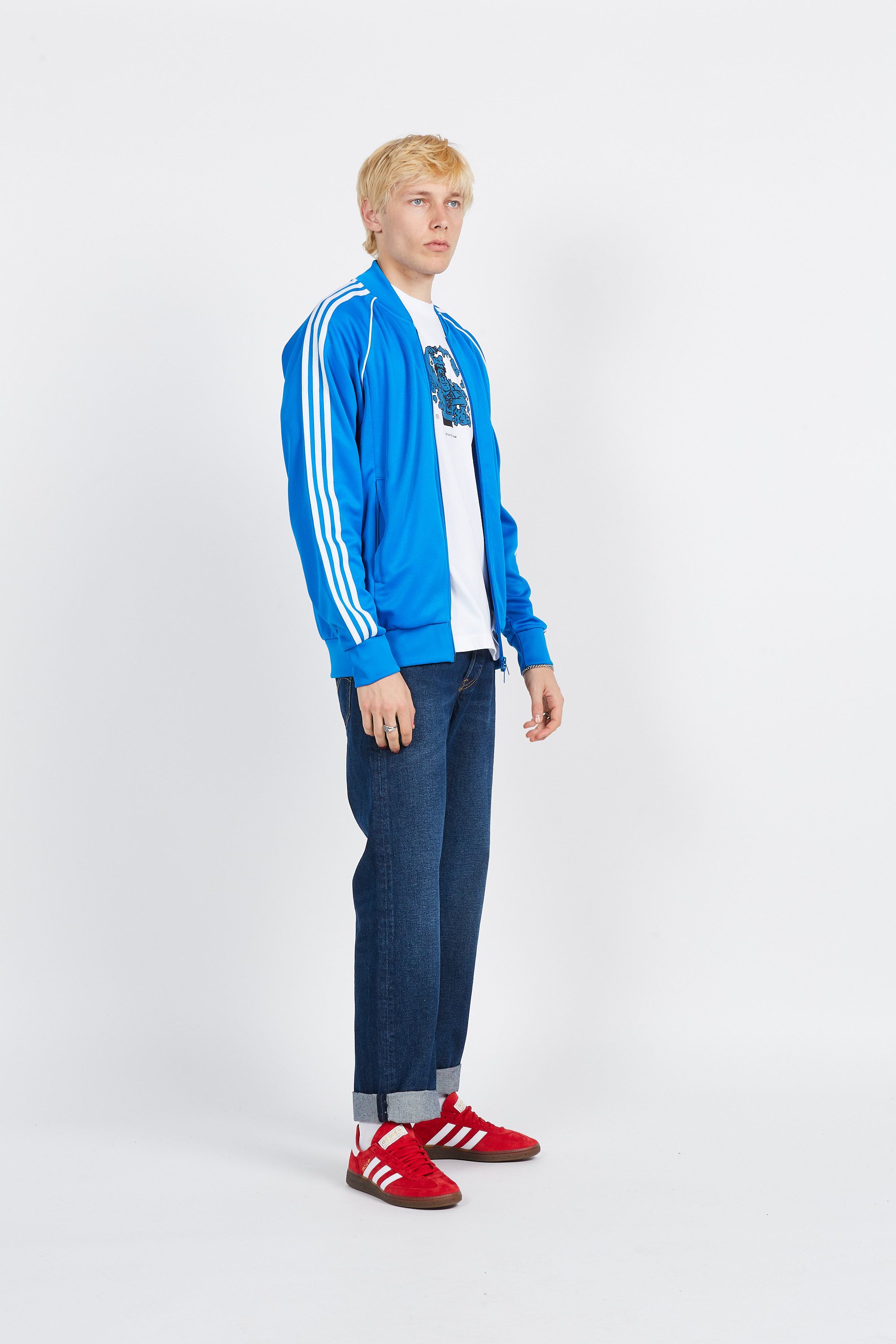 ADIDAS Veste SST TT Bleu