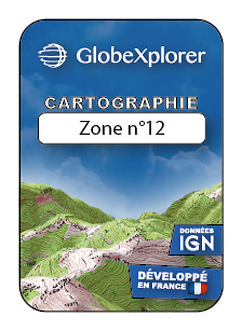 GLOBEXPLORER - TOPO GLOBEXPLORER 1/25e FRANCE ZONE 12 DOM TOM