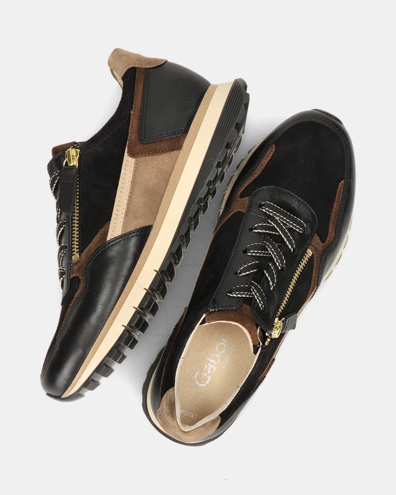 Gabor Lage sneakers  - zwart