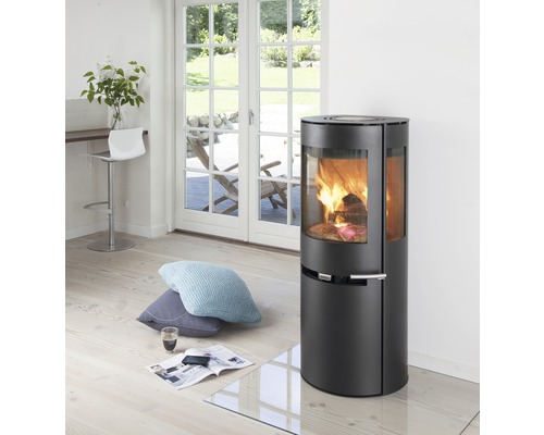 Aduro 9-5 stalen zwarte houtkachel, 6 kW