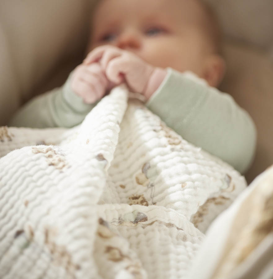 Jiffi økologisk babyteppe 70x100