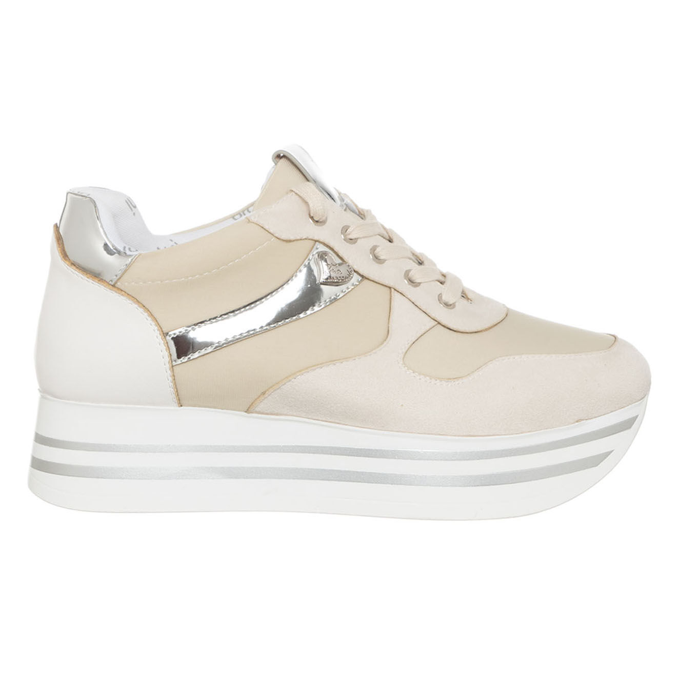 Tua By Braccialini Sneakers en Cuir Bad blanc/écru