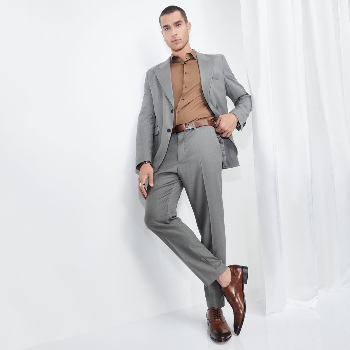 Gregoryy Cognac Men Oxfords & Lace-ups