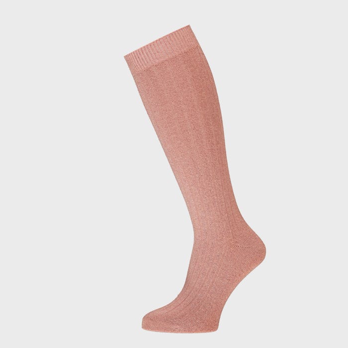 inSua-Kids geribbelde kniekousen met lurex