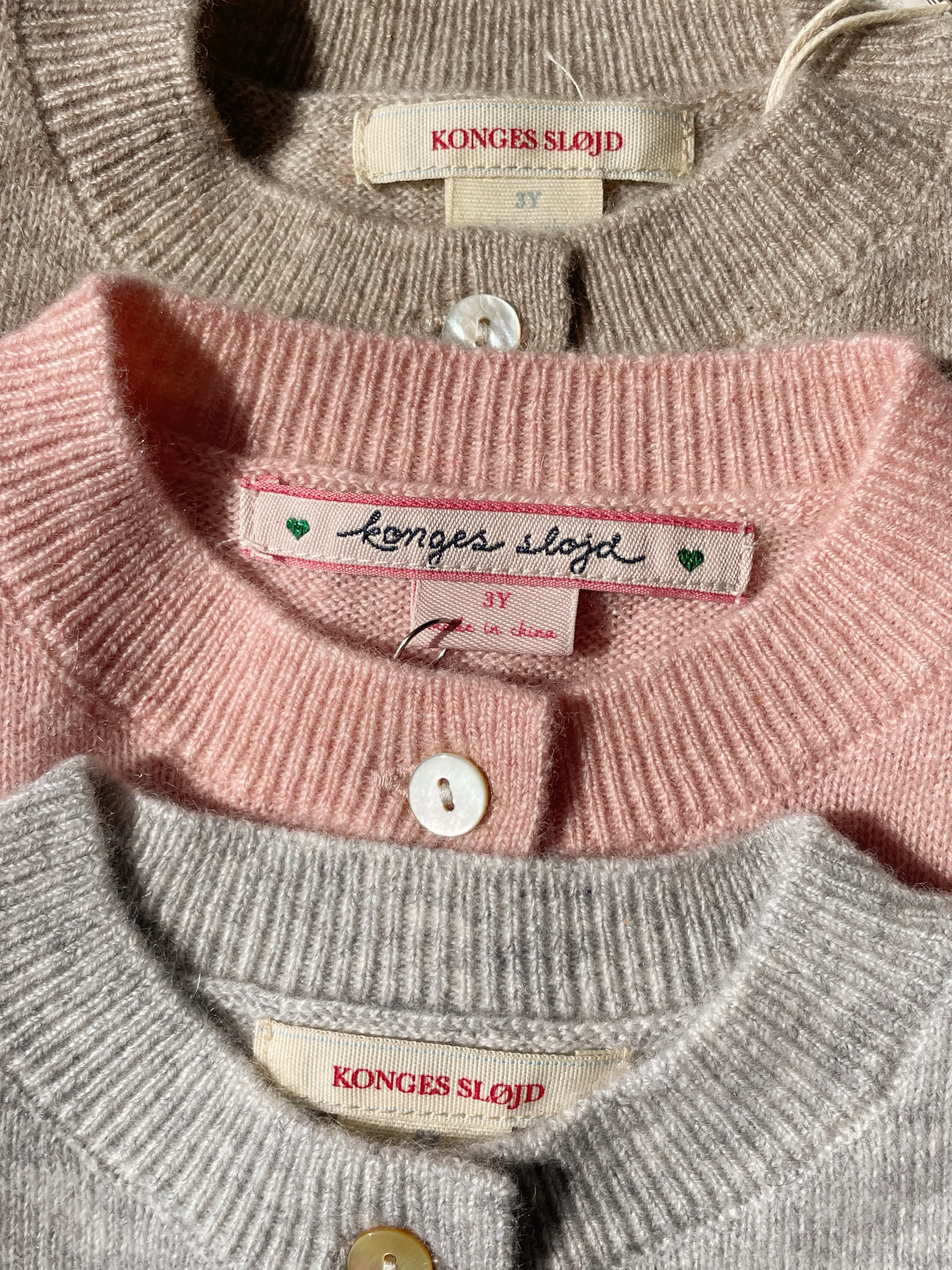 dio cashmere sæt - ROSE MELANGE - 2Y