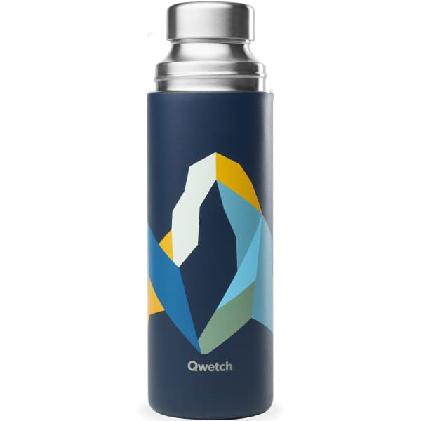 Bouteille isotherme QWETCH STAINLESS STEEL INSULATED THERMO ALTITUDE 750ML MARINE BLUE