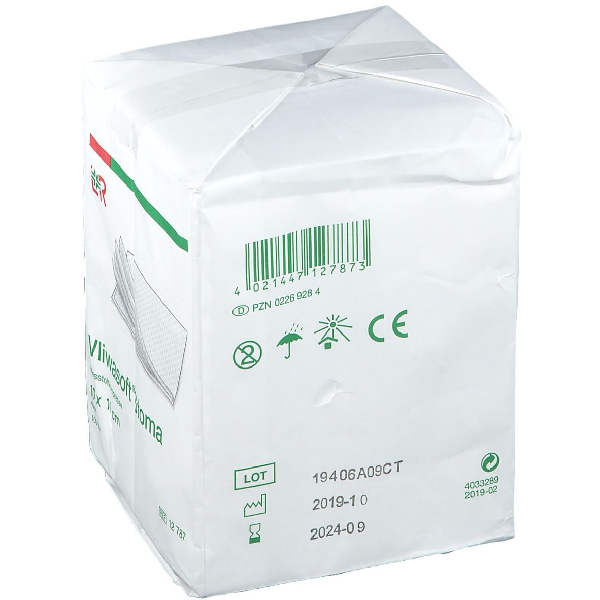Vliwasoft® Stoma 10 cm x 10 cm 4lagig