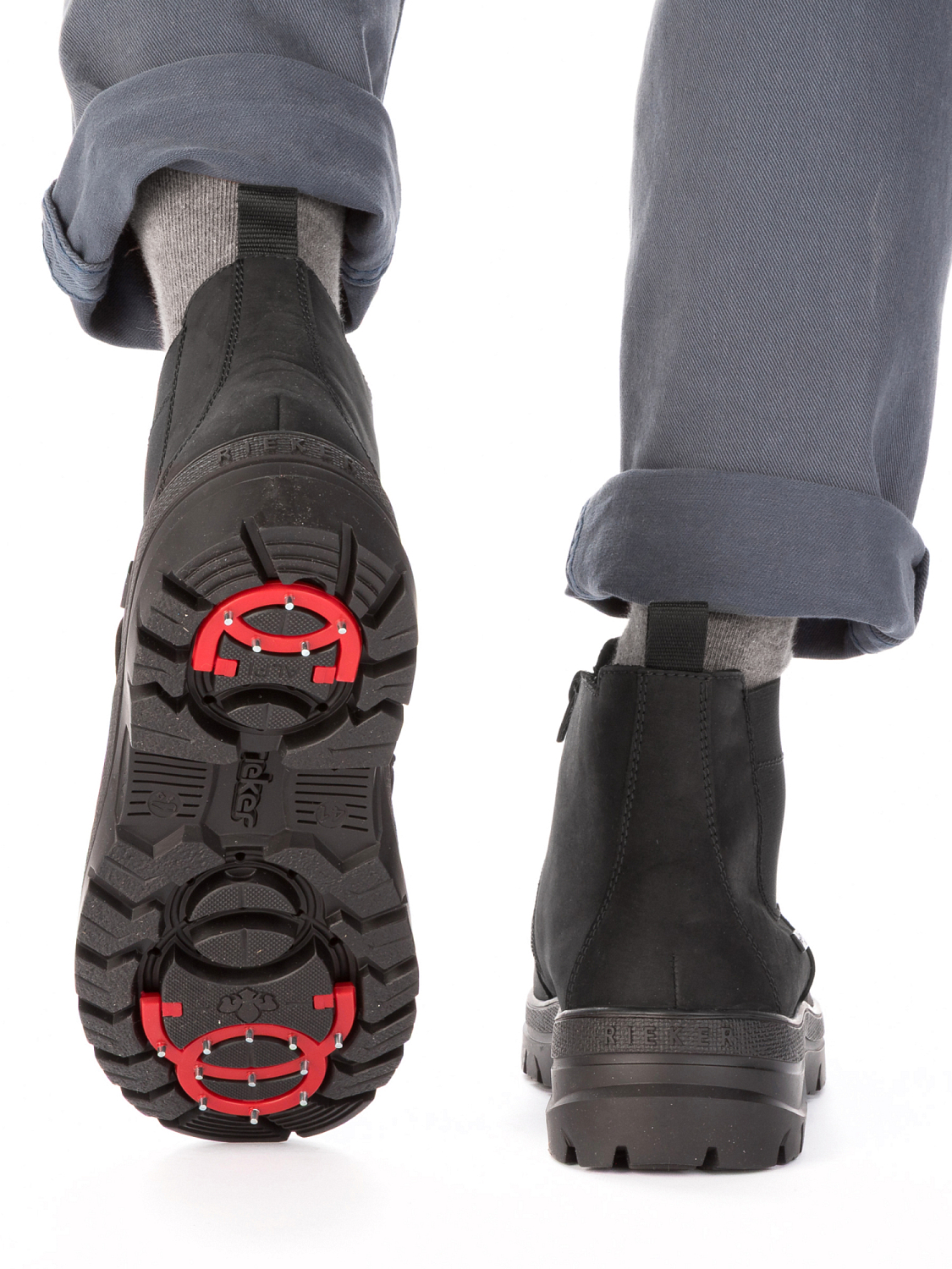 Rieker Lodge Winter Boots utfellbare Brodder